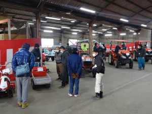 2022新春中古農機展示会を開催