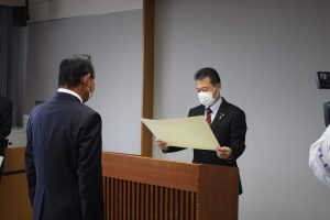 代表理事組合長　水谷隆氏が第38回産業功労者表彰を受章